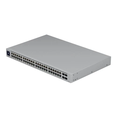 Switch Ubiquiti UniFi 48 Puertos Gigabit PoE+ Administrable 1U