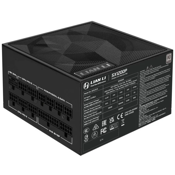 Lian Li SX 1200P Series 80PLUS PLATINUM 1200W (Black)