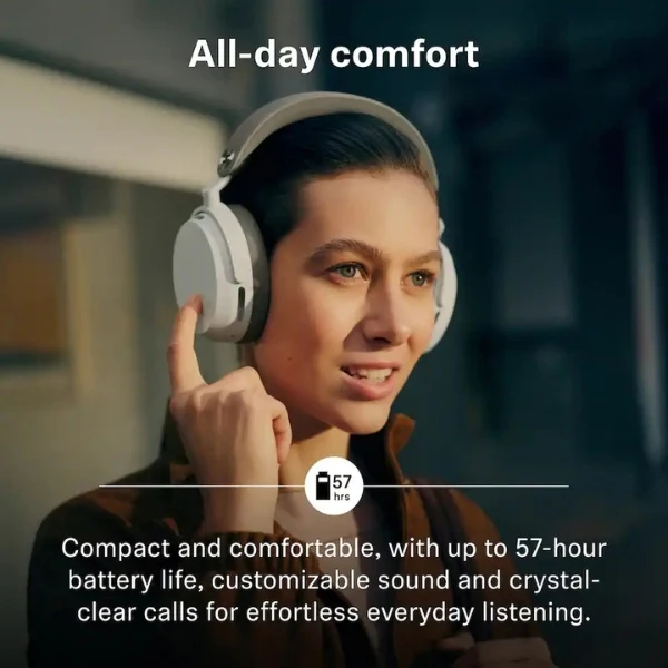 Audífonos Sennheiser MOMENTUM 5 Bluetooth Inalámbricos con Cancelación de Ruido Adaptativa Over-Ear - Blanco
