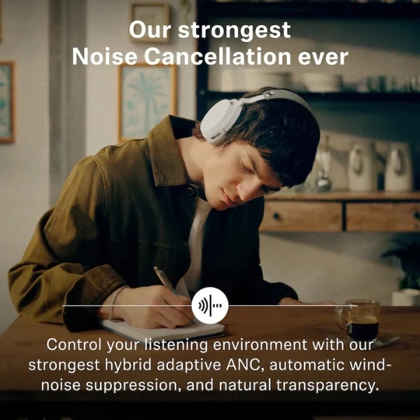 Audífonos Sennheiser MOMENTUM 5 Bluetooth Inalámbricos con Cancelación de Ruido Adaptativa Over-Ear - Blanco
