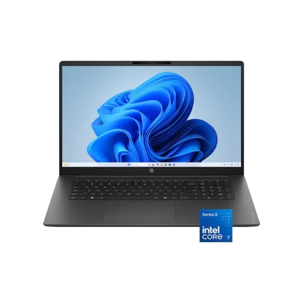 Laptop HP OmniBook 3 Intel Core 7 350 (4.8GHz) 16 GB RAM 512 GB SSD 17.3" Intel Graphics Win 11 Home - Mica Silver