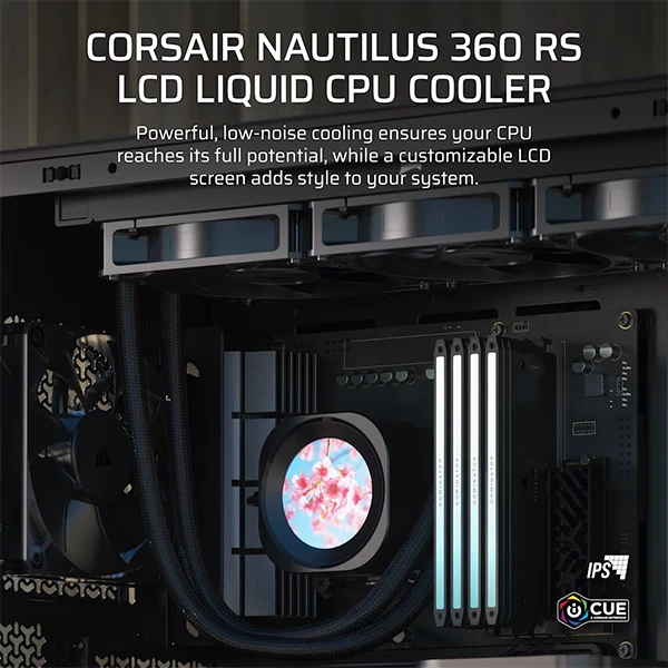 Corsair Nautilus 360 RS LCD (Noir)