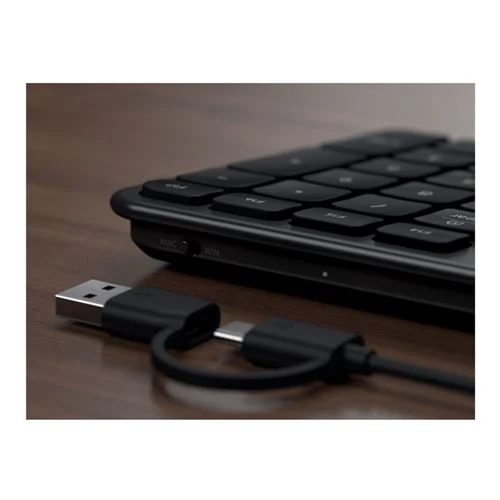 Teclado Satechi Slim LX3 Cableado USB-C Full Size Negro
