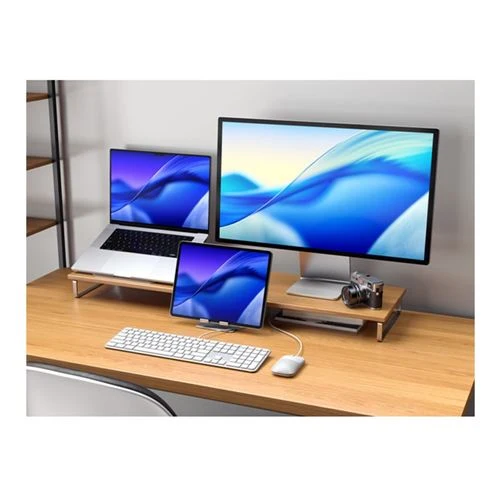 Teclado Satechi Slim LX3 Cableado USB-C Full Size Plateado