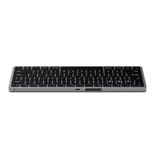 Teclado Satechi Slim X1 Bluetooth Retroiluminado Compacto Gris Espacial