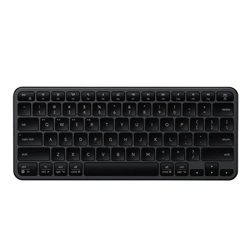 Teclado Satechi Slim EX1 Inalambrico Compacto Multidispositivo Negro