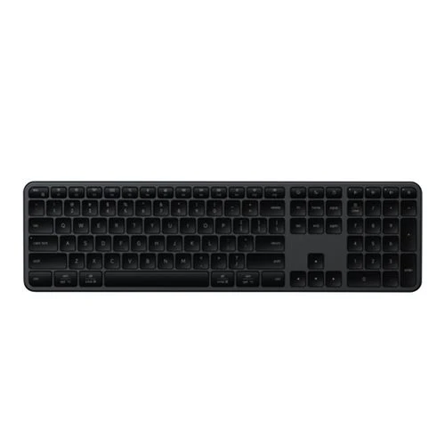 Teclado Satechi Slim EX3 Inalambrico Full Size Multidispositivo Negro