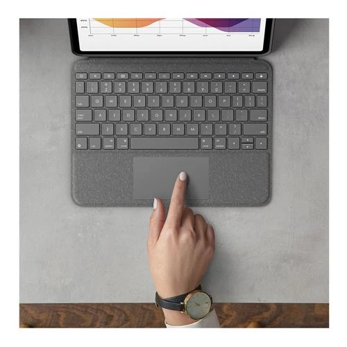 Funda con Teclado Logitech Folio Touch para iPad Air 11'' (M2) Gris