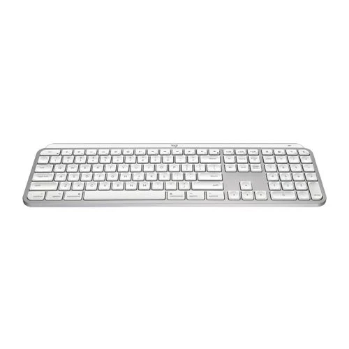 Teclado Logitech MX Keys S para Mac Inalámbrico Gris Pálido