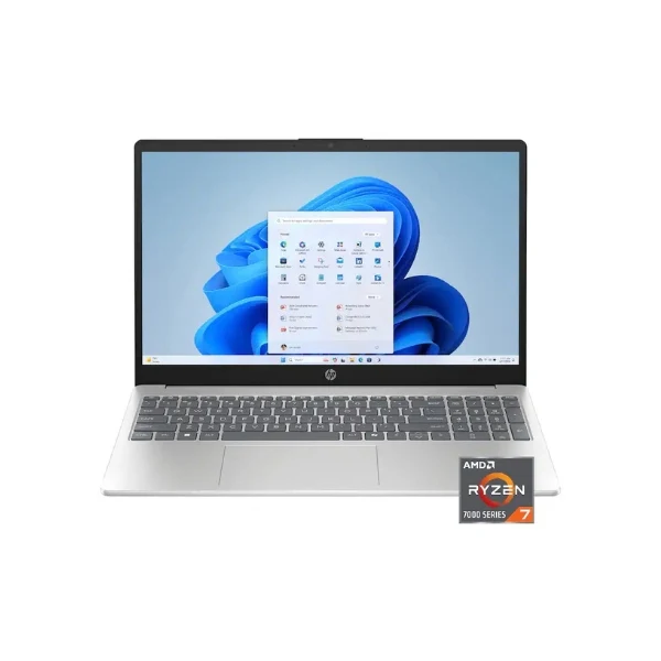 Laptop HP Touchscreen AMD Ryzen 7 7730U (4.5GHz) 16 GB RAM 512 GB SSD 15.6" AMD Radeon Win 11 Home - Natural Silver