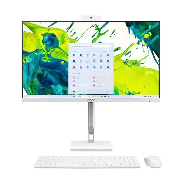 Todo en uno Acer Aspire C24 23,8" Intel Core Ultra 5 125H (4.5 GHz) - 16 GB DDR5 - 512 GB SSD - Intel Arc - Win 11 Home - White