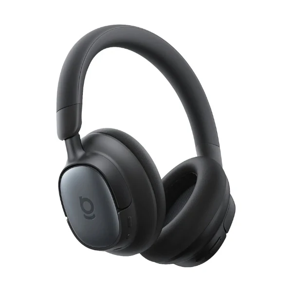 Audífonos Baseus Bowie MH1 Inalámbricos Bluetooth 6.0 con ANC -48 dB, LDAC Hi-Res y 80 Horas de Batería - Negro
