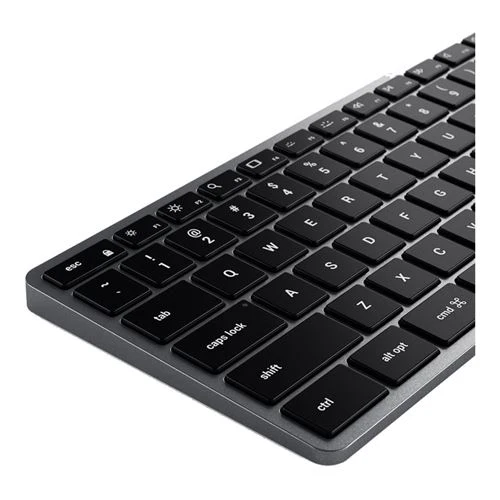 Teclado Satechi Slim X3 Bluetooth Retroiluminado con Numpad Gris Espacial