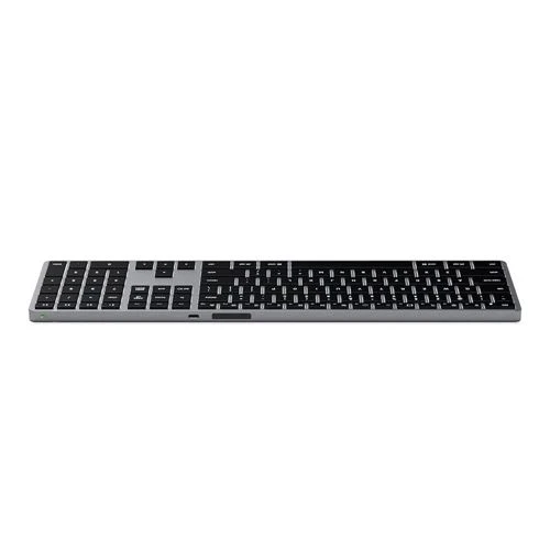 Teclado Satechi Slim X3 Bluetooth Retroiluminado con Numpad Gris Espacial