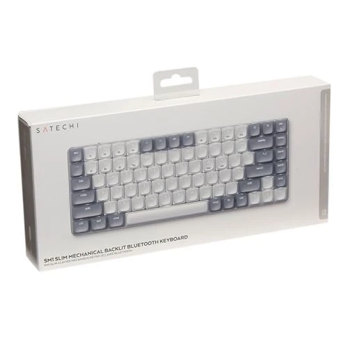 Teclado Mecanico Satechi SM1 Slim Bluetooth Retroiluminado Blanco
