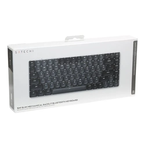 Teclado Mecanico Satechi SM1 Slim Bluetooth Retroiluminado Negro