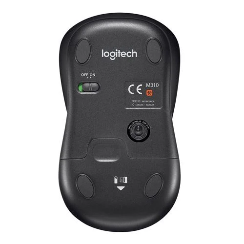 Mouse Logitech M310 Inalámbrico Negro