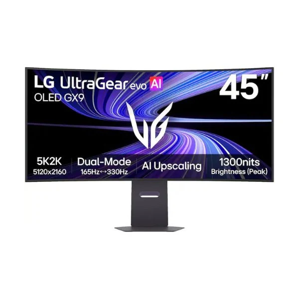 Monitor LG UltraGear evo 45GX950B-B - 44,5" Curvo 5K2K - (5120 x 2160) OLED - 165 Hz - Black