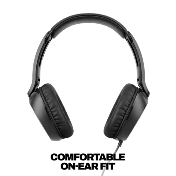 Audífonos Skullcandy Icon 180 On-Ear con Micrófono y Límite de Volumen 85 dB - Negro