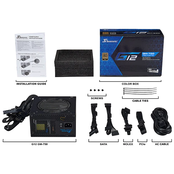Seasonic G12 GM-750 80PLUS Gold (2024)