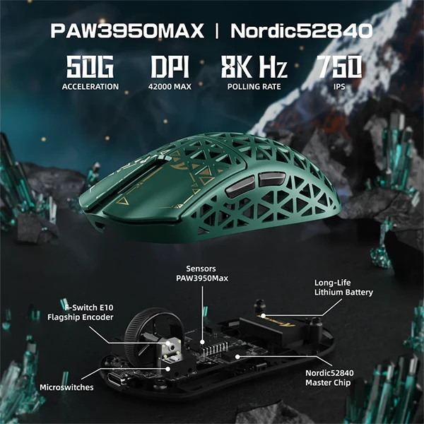 ATTACK SHARK R5 Ultra (Green)
