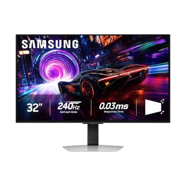 Monitor Samsung Odyssey OLED G8 G81SF LS32FG810SNXZA - 32" 4K UHD - (3840 x 2160) OLED - 240 Hz - Silver