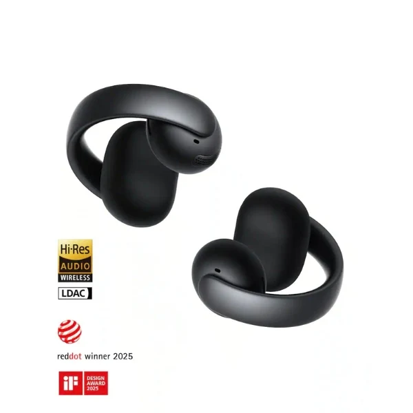 Audífonos Soundcore AeroClip True Wireless Bluetooth Open-Ear Clip-On IP55 - Negro