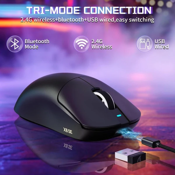 ATTACK SHARK X8SE (Black)