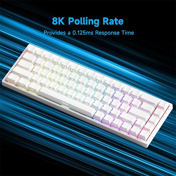 MonsGeek FUN68 HE White (Magnetic Switch)