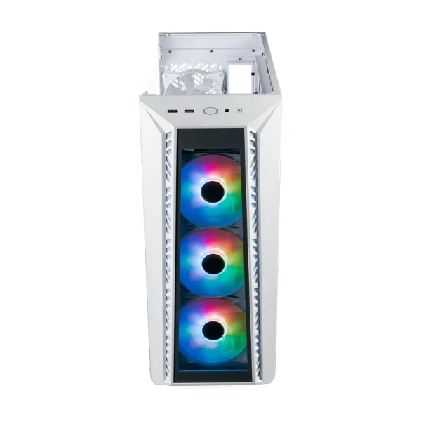 Case Cooler Master Gaming MasterBox 520 - Mid Tower - Vidrio Templado - ARGB - Blanco