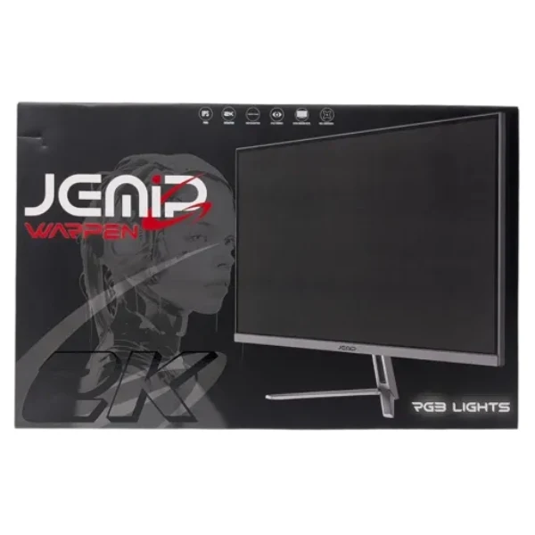 Monitor JEMIP Gaming Warpen 27" - 2K QHD - IPS - 200Hz - 1ms - RGB - HDMI/DisplayPort - Negro