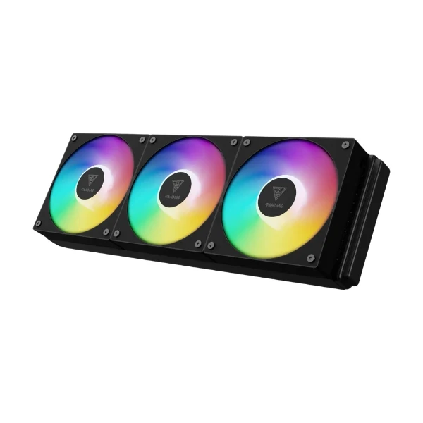 Enfriador Líquido Gamdias AURA GL360 V2 ARGB - 360 mm - TDP 250W - LGA1700 - AM5 - RGB - Negro