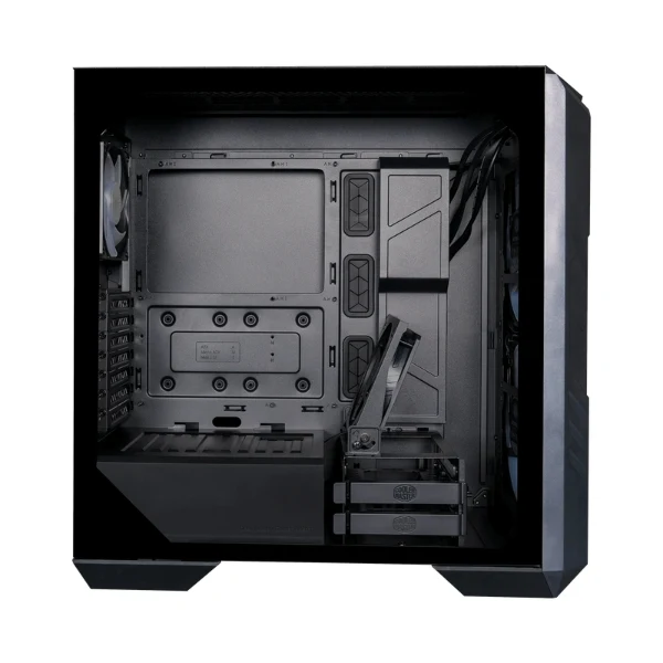Case Cooler Master Gaming HAF500 Mid Tower - USB 3.2 Tipo C - 2xFan 200mm ARGB + 2xFan 120mm ARGB - Frontal Malla - Negro