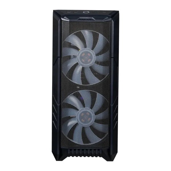 Case Cooler Master Gaming HAF500 Mid Tower - USB 3.2 Tipo C - 2xFan 200mm ARGB + 2xFan 120mm ARGB - Frontal Malla - Negro