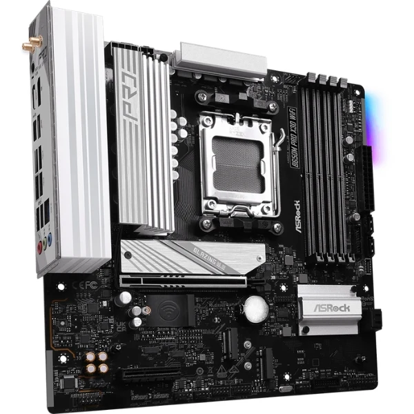 Tarjeta Madre ASRock B650M Pro X3D WiFi - AMD AM5 - DDR5 - WiFi 6E - Micro ATX