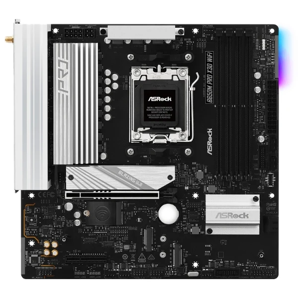 Tarjeta Madre ASRock B650M Pro X3D WiFi - AMD AM5 - DDR5 - WiFi 6E - Micro ATX