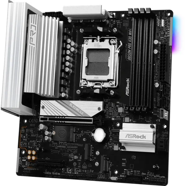 Tarjeta Madre ASRock B650M Pro X3D WiFi - AMD AM5 - DDR5 - WiFi 6E - Micro ATX