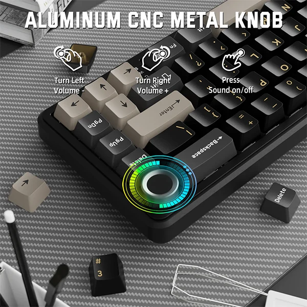 ATTACK SHARK X66 Blueberry Switch (Star Black)