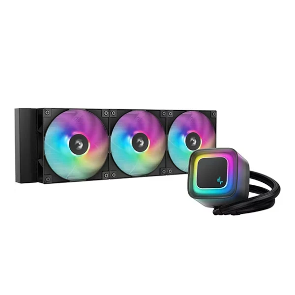 Enfriador Líquido DeepCool LE360 V2 - 360 mm - TDP 280W - PWM - LGA1851 - AM5 - RGB - Negro - R-LE360-BKAMMC-G-2