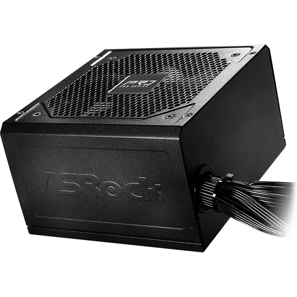 Fuente de Poder ASRock Gaming Pro 850W - ATX 3.1 - 80 Plus Bronze - PCIe 5.1 - 12V-2x6 - Negro - PRO-850B