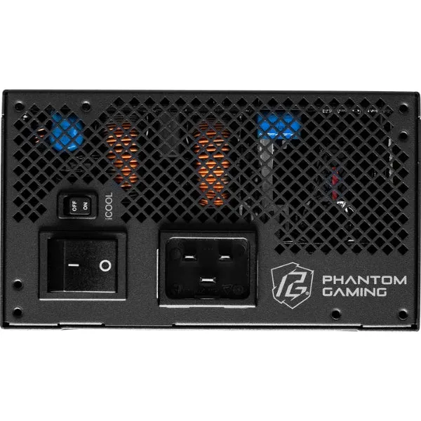 Fuente de Poder ASRock Phantom Gaming PG-1300G - 1300W - 80 Plus Gold - ATX 3.1 - PCIe 5.1 - Full Modular - Negro