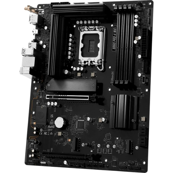 Tarjeta Madre ASRock B860 Pro-A WiFi - ATX - LGA1851 - DDR5 - WiFi 6E - Bluetooth 5.3