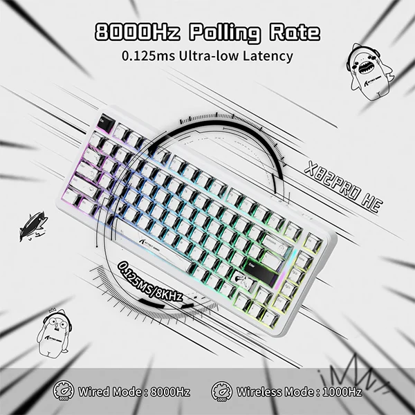 ATTACK SHARK X82 Pro HE Magnetic Switch (Comic)
