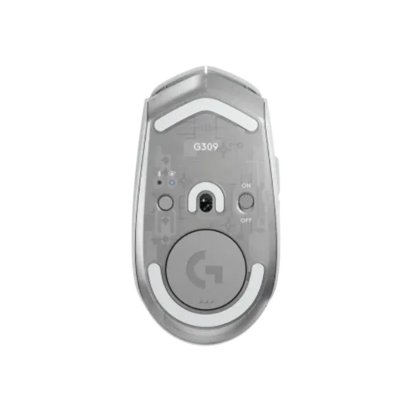 Mouse Logitech Gaming Lightspeed G309 - 25600 DPI - 5 Botones - Inalámbrico Bluetooth USB - Blanco