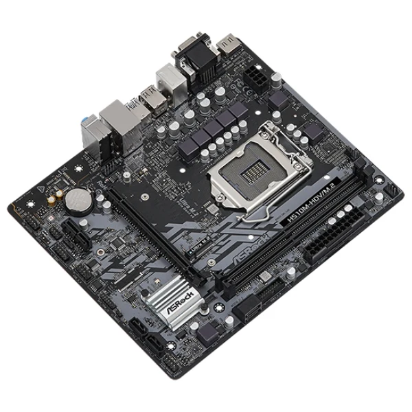 Tarjeta Madre ASRock H510M-HDV Micro ATX - Socket LGA1200 - DDR4 - HDMI/DVI/D-Sub - 90-MXBM00-A0UAYZ