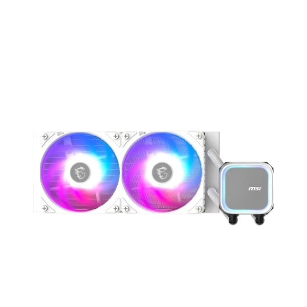 Enfriador Líquido MSI MAG CORELIQUID A13 240 - ARGB - LGA1700/LGA1851 - AM4/AM5 - Blanco