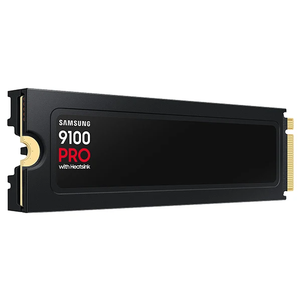 Samsung 9100 PRO SSD M.2 Gen5 NVMe 4TB avec Heatsink BULK