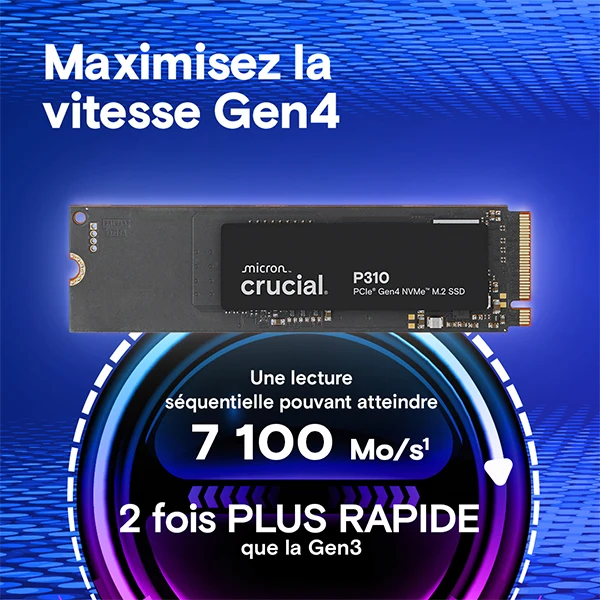 Crucial P310 SSD M.2 Gen4 NVMe 2TB BULK