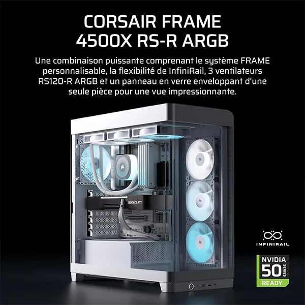 Corsair Frame 4500X RS-R ARGB Blanc