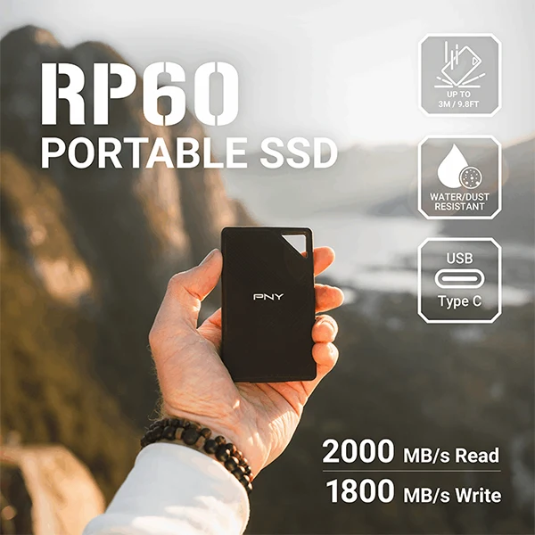 PNY RP60 1To USB Type-C 3.2 Gen 2